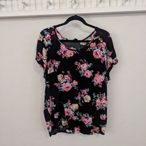 Forever 21 floral tee 2x